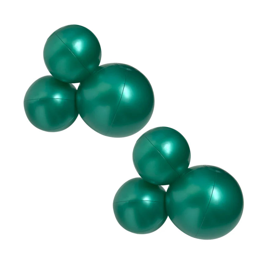 3-CLUSTER 2-PACK BALOON GARLAND - PEARL