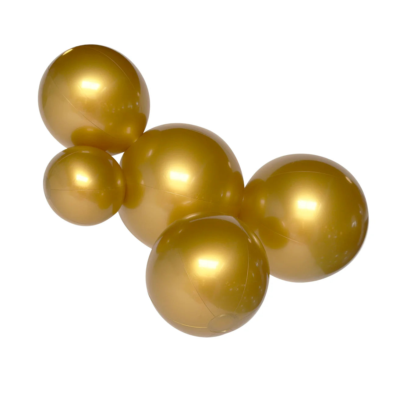5-CLUSTER BALOON GARLAND - METALLIC
