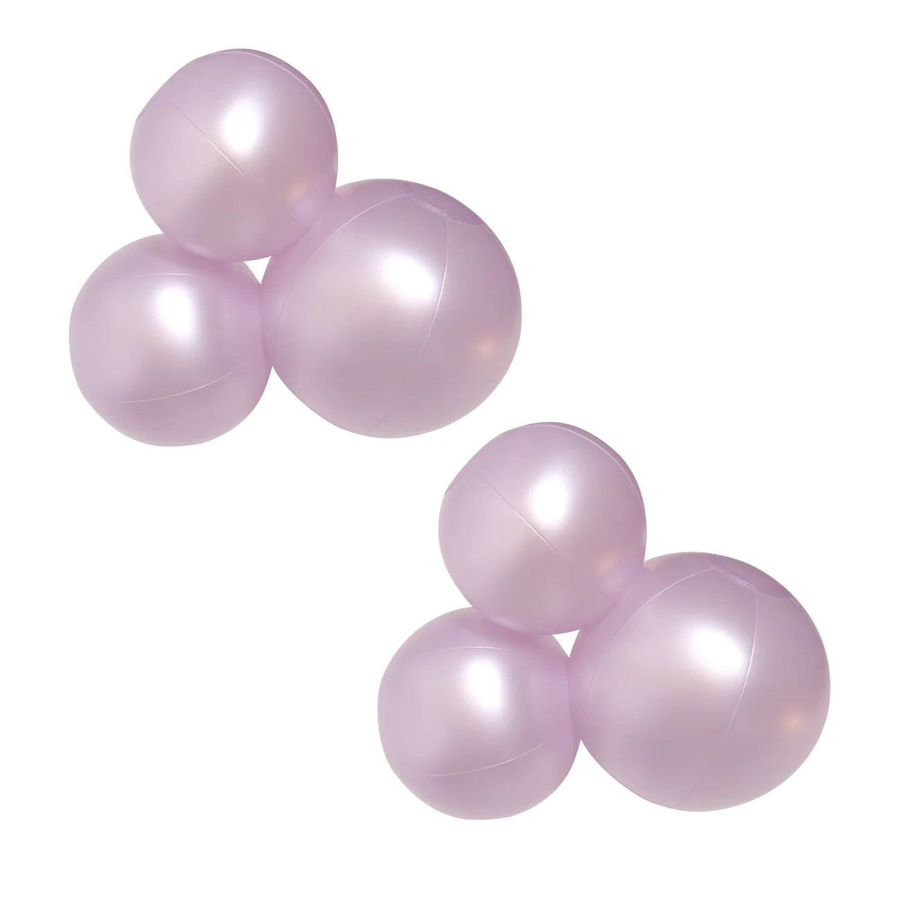 3-CLUSTER 2-PACK BALOON GARLAND - SATIN PEARL