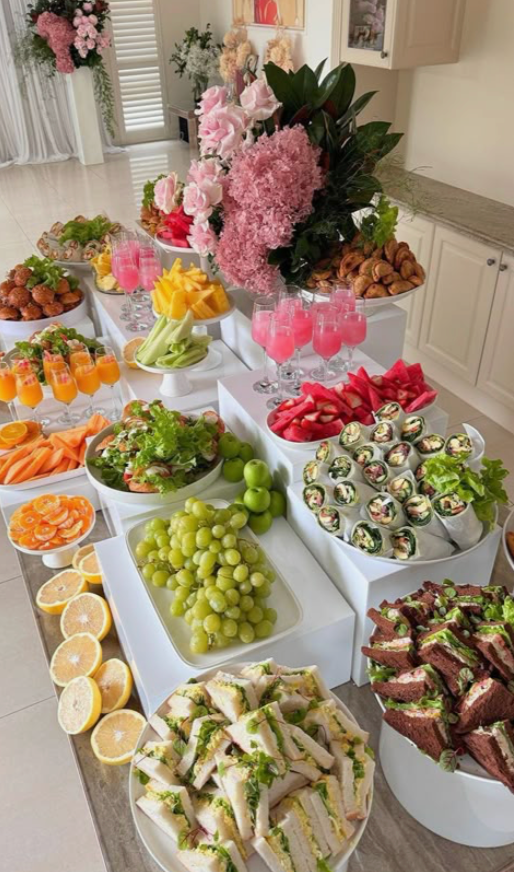 WHITE DESSERT / FOOD RISERS