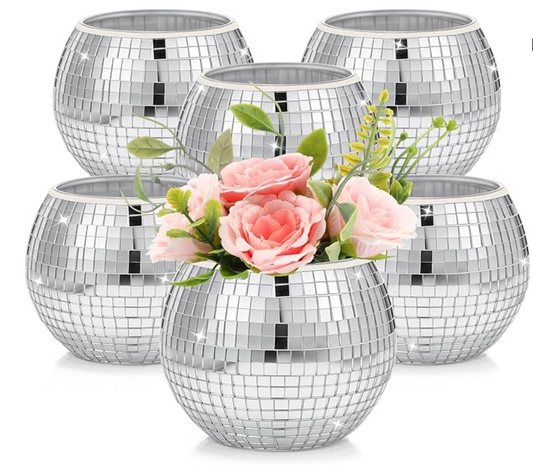 DISCO BALL VASE