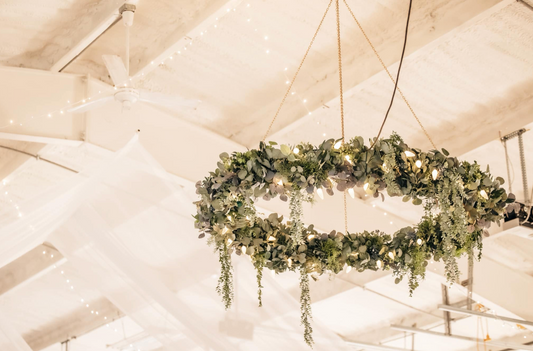 CEILING FLORAL CHANDELIER