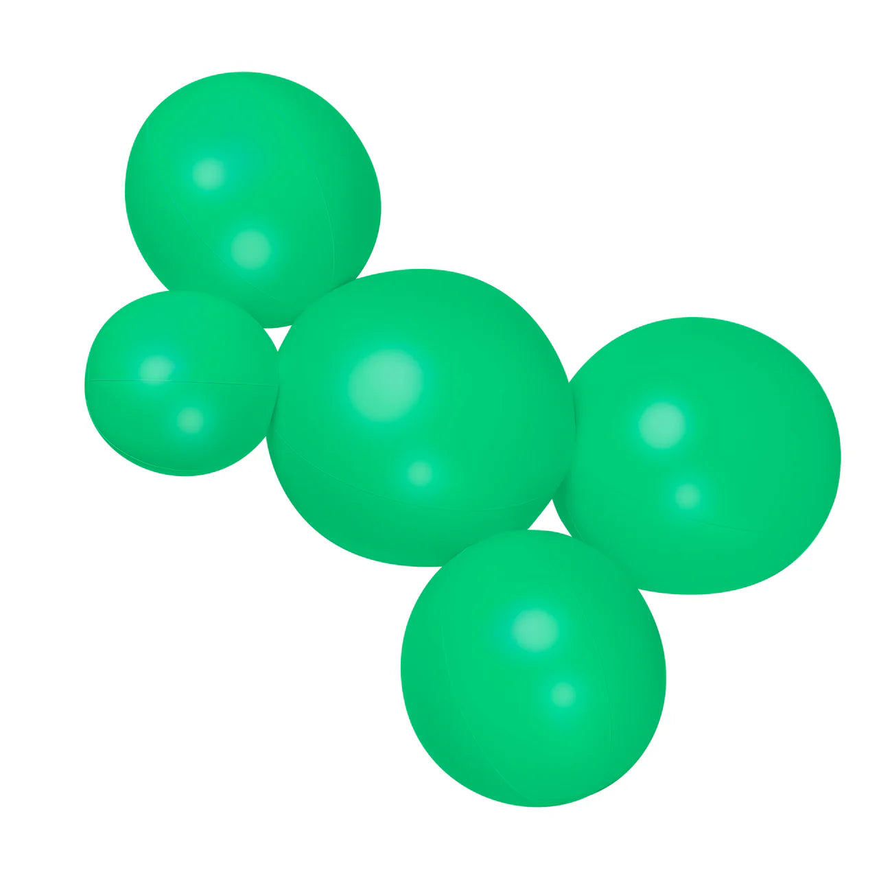 5-CLUSTER BALOON GARLAND - SATIN