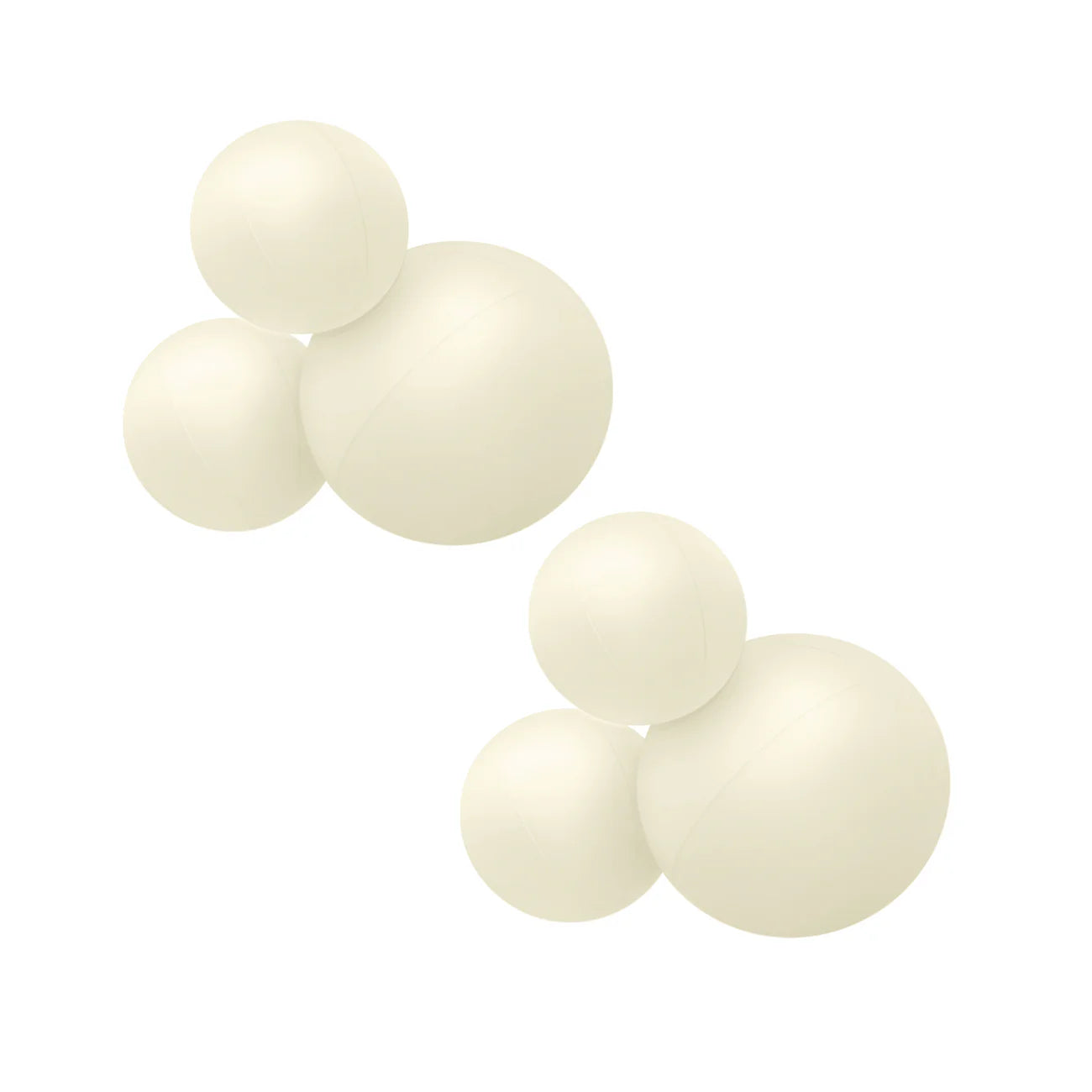 3-CLUSTER 2-PACK BALOON GARLAND - MATTE