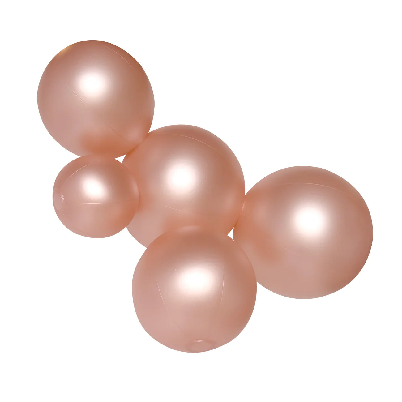 5-CLUSTER BALOON GARLAND - SATIN PEARL