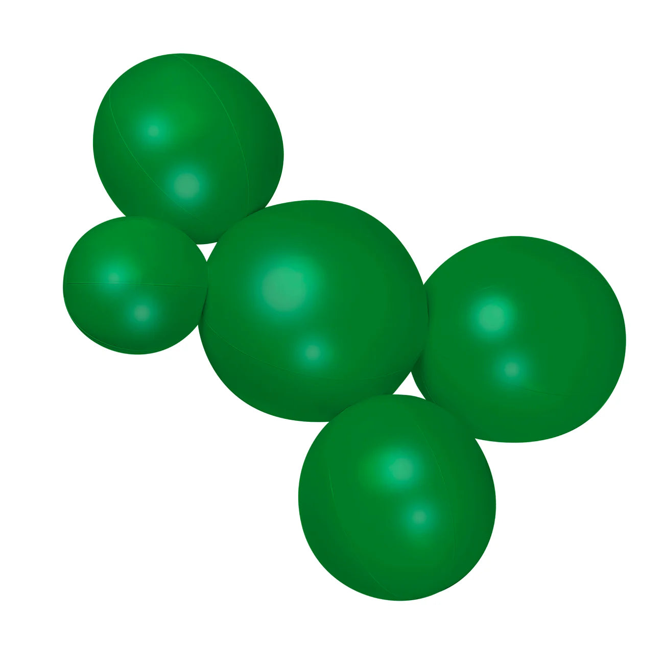 5-CLUSTER BALOON GARLAND - SATIN