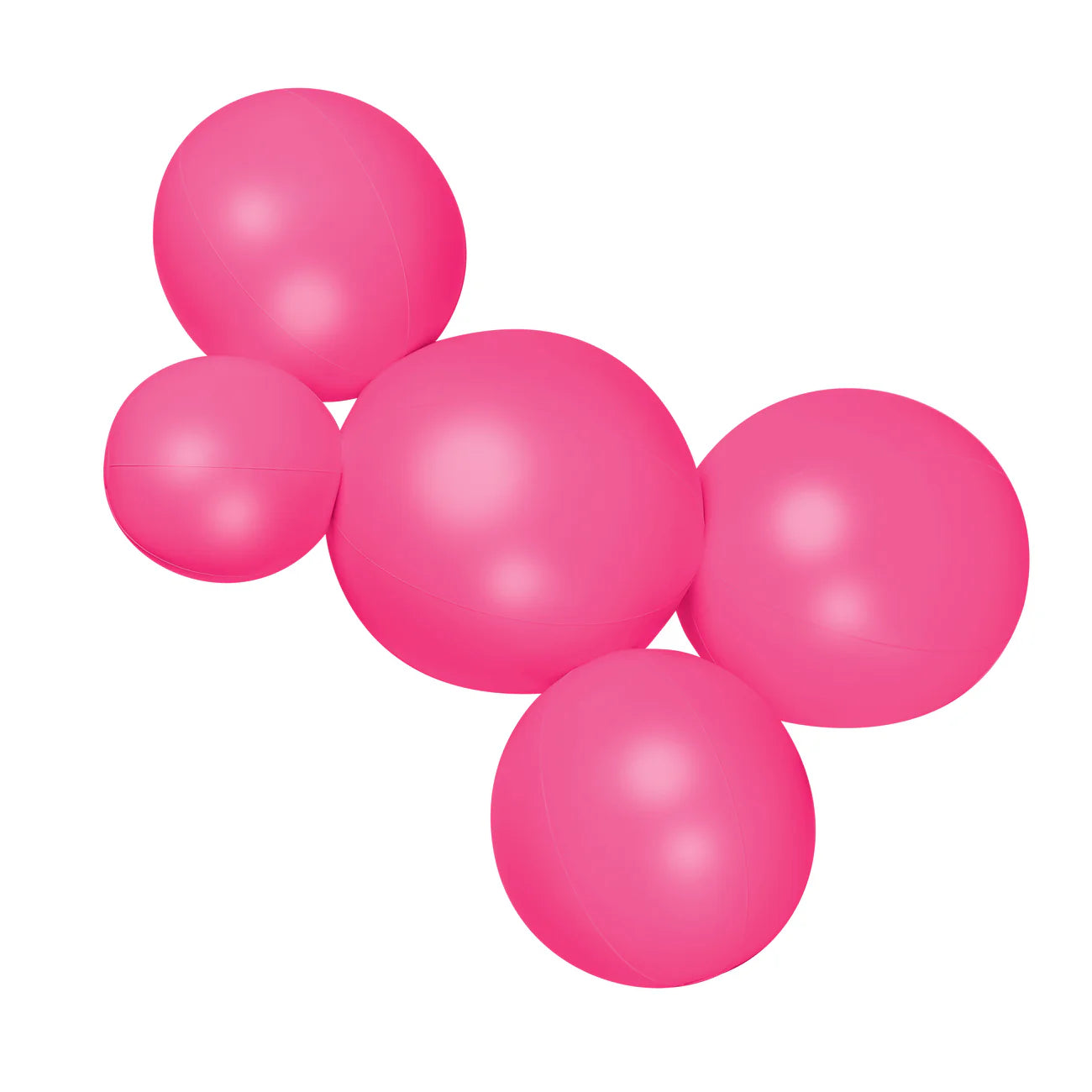 5-CLUSTER BALOON GARLAND - SATIN