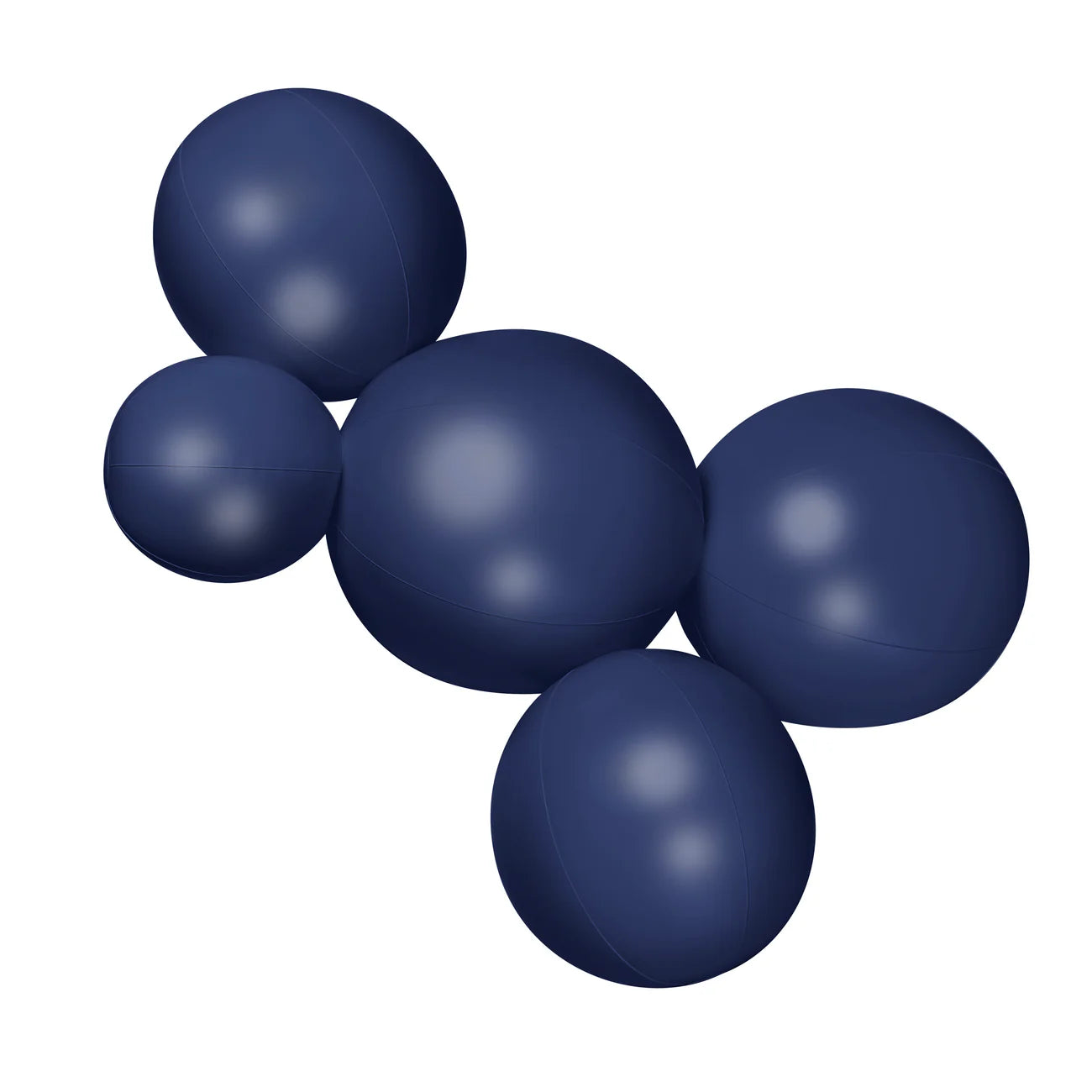 5-CLUSTER BALOON GARLAND - SATIN