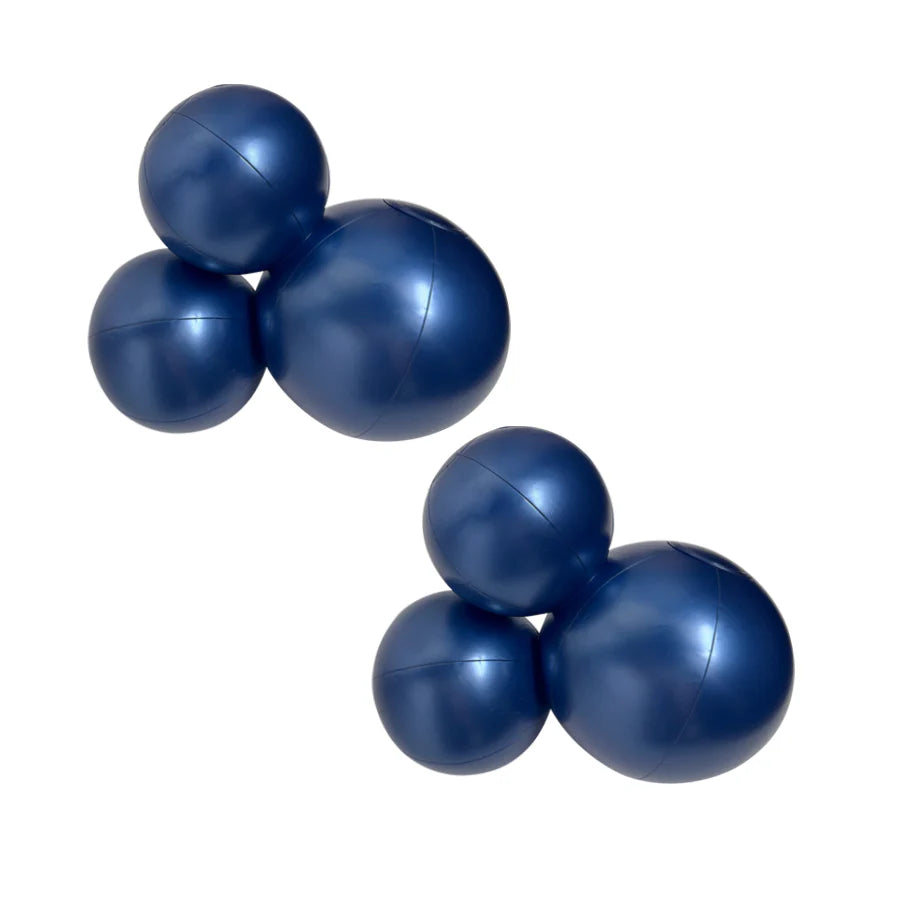3-CLUSTER 2-PACK BALOON GARLAND - PEARL