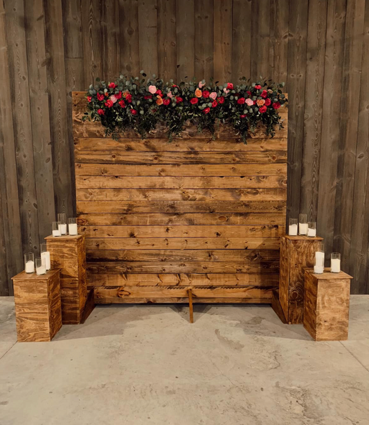 WOODEN PEDESTALS