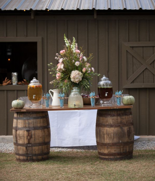 WHISKEY BARREL BAR