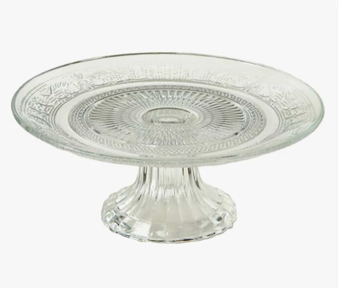 GLASS CAKE STAND