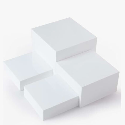 WHITE DESSERT / FOOD RISERS
