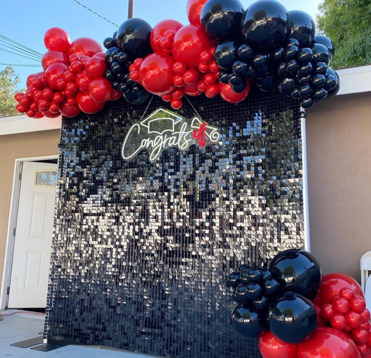 SHIMMER BACKDROP - BLACK