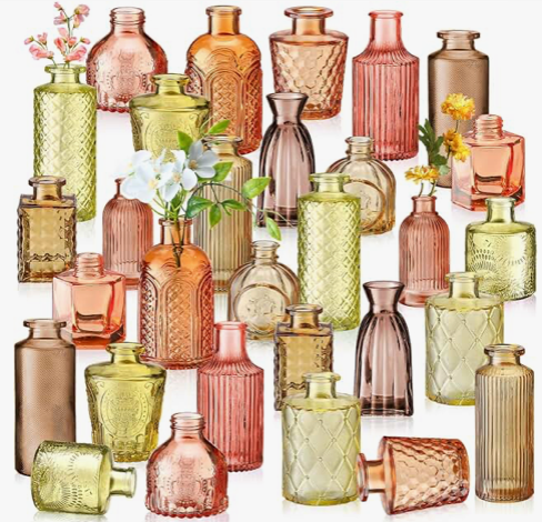 BUD VASE - TEXTURED - COLORED OPTIONS