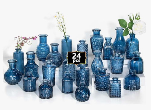 BUD VASE - TEXTURED - COLORED OPTIONS