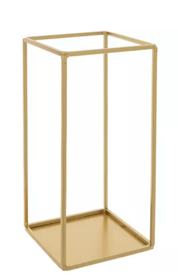 LANTERN - METAL - GOLD