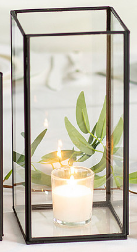 LANTERN - METAL - BLACK