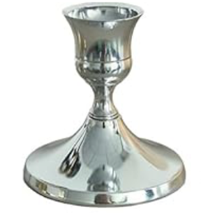 CANDLE STICK / HOLDER - SILVER (TAPER CANDLE)