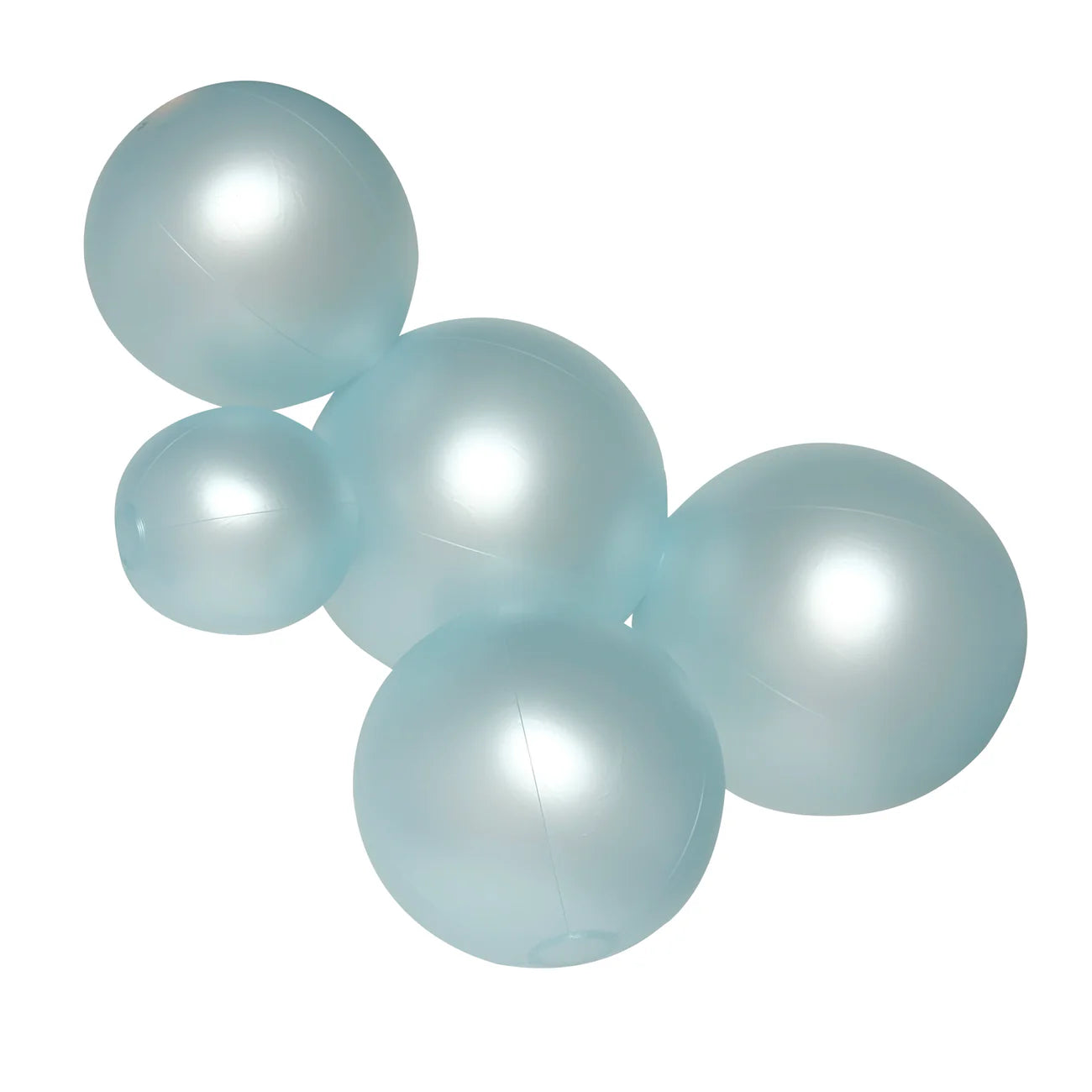 5-CLUSTER BALOON GARLAND - SATIN PEARL