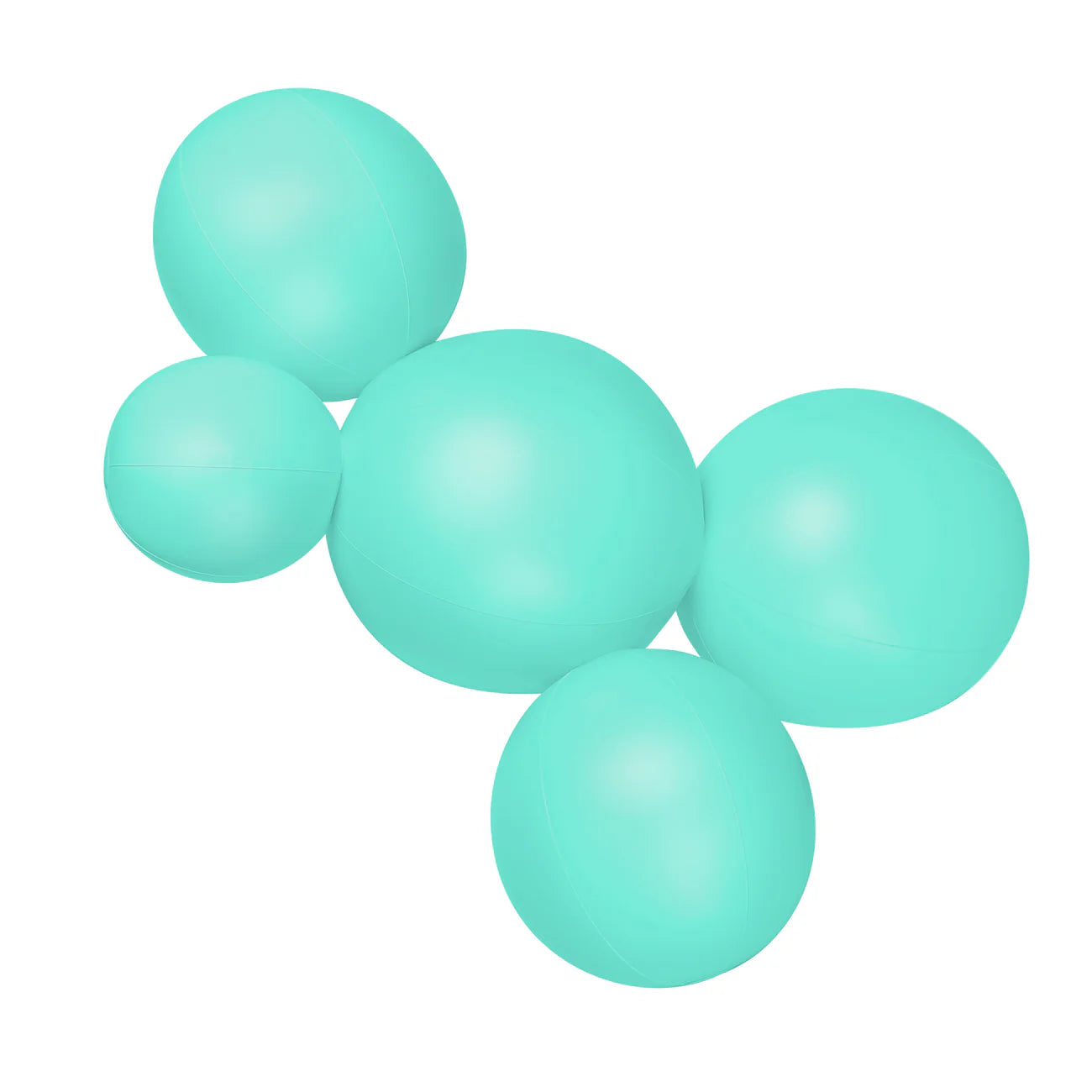 5-CLUSTER BALOON GARLAND - SATIN